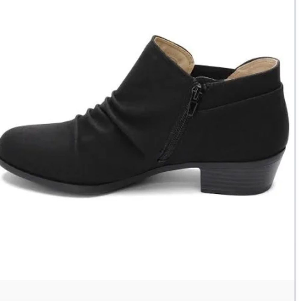 LifeStride Women's Aurora Ankle‎ Boot Black 7 M NWT IN BOX